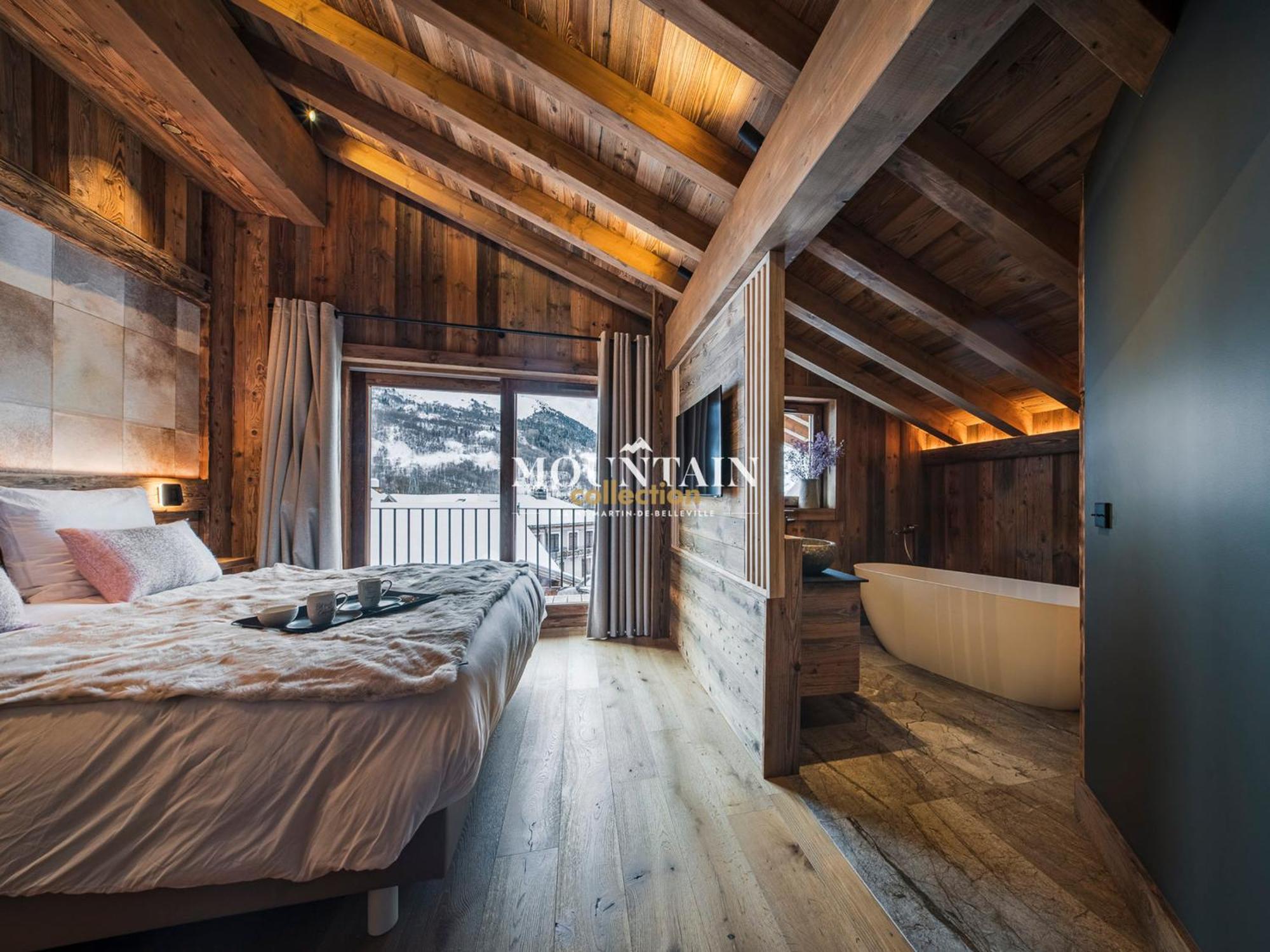 Chalet De Luxe Renove 2024 Proche Pistes, 5 Chambres, Balcon, Parking, Animaux Admis - Fr-1-344-1220 Saint-Martin-de-Belleville Eksteriør billede